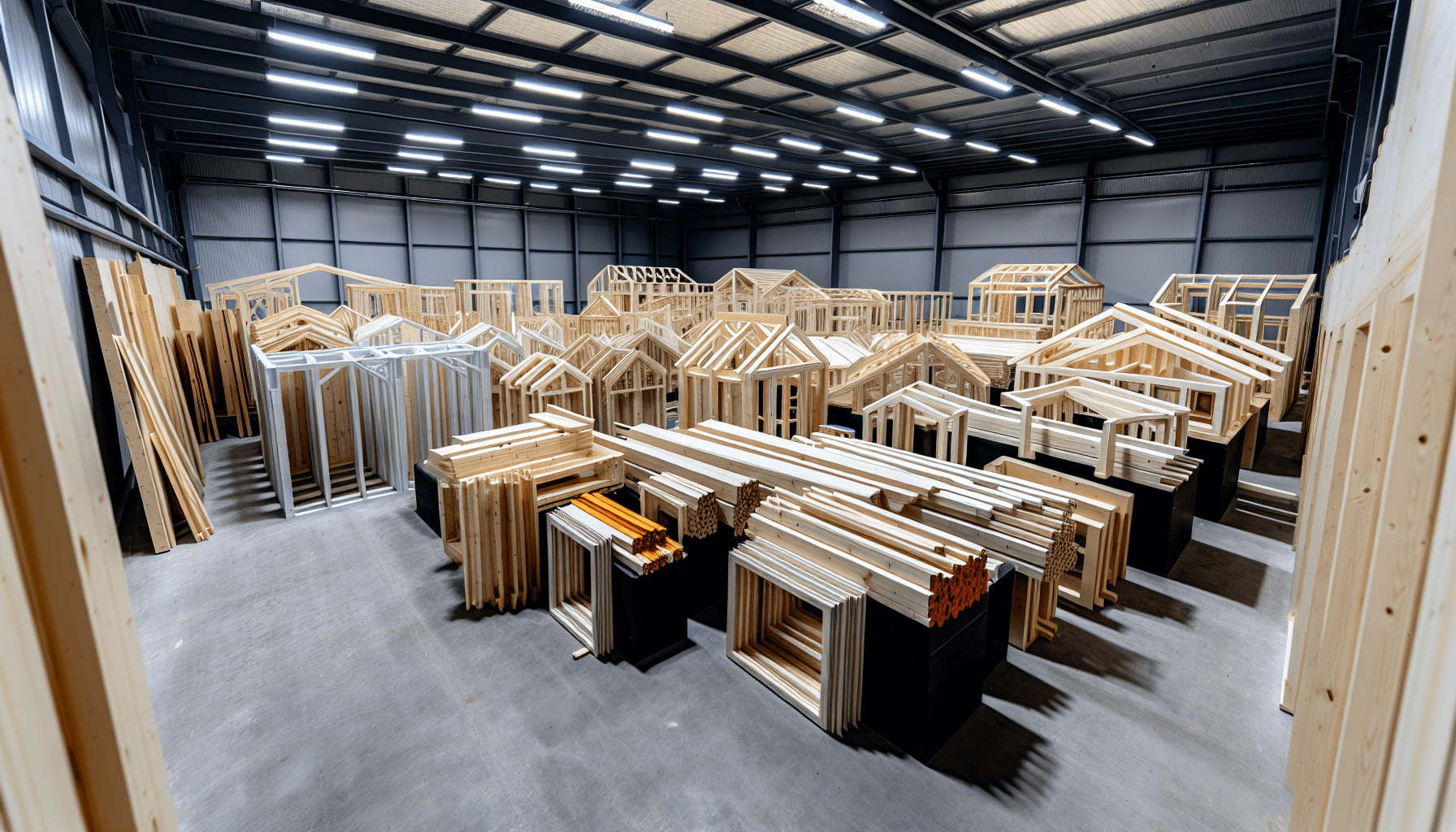 Selection of timber frame kits