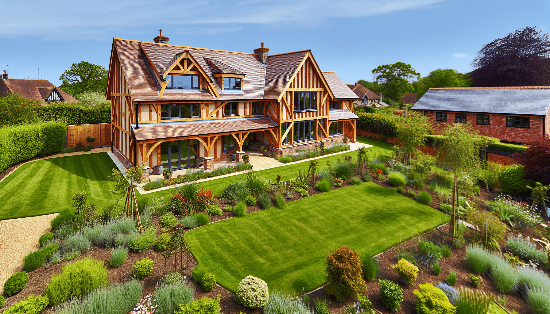 Successful self-build project with timber frame kits